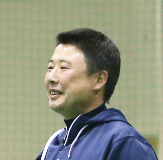 ヤクルト江花正直ブルペン捕手（2016年2月撮影）