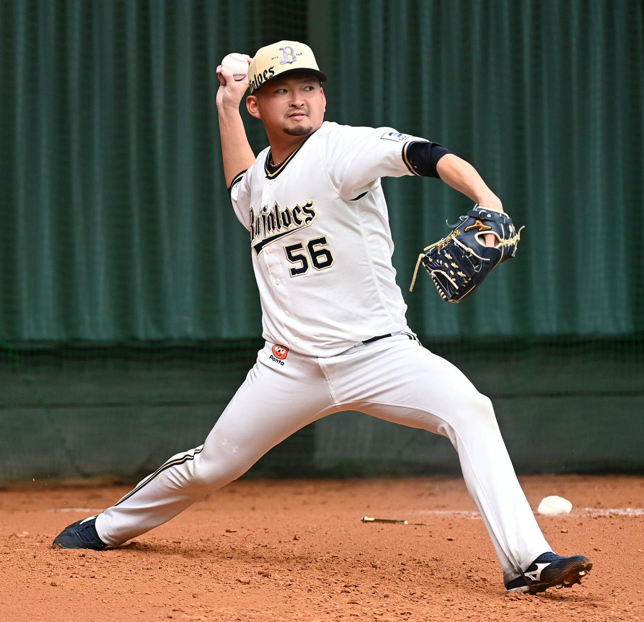 オリックス小木田敦也（2025年2月2日撮影）