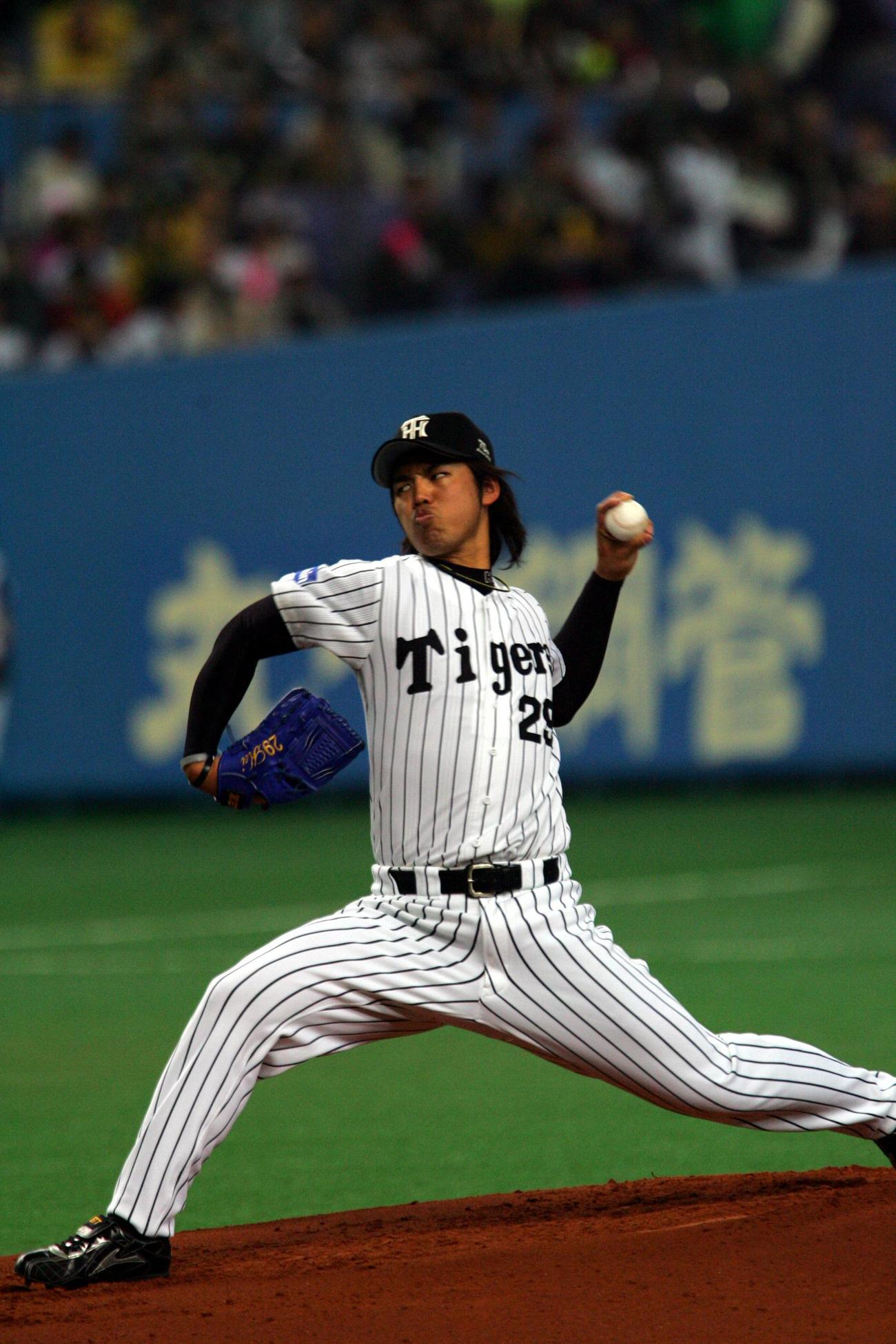 2005年　開幕投手を務めた井川慶