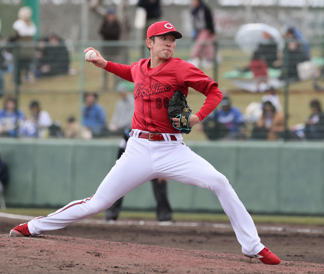 広島遠藤淳志（2025年2月24日撮影）