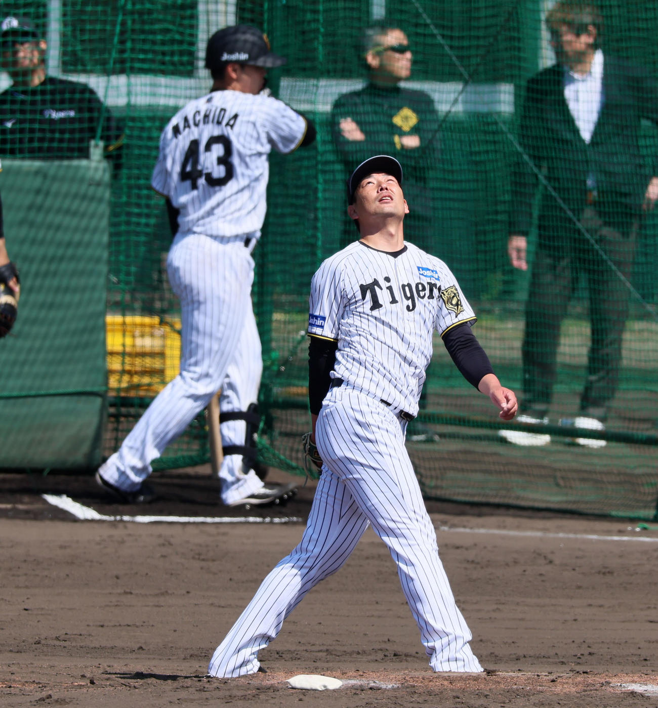 LBPに岩崎が登板し町田と対戦（撮影・加藤哉）