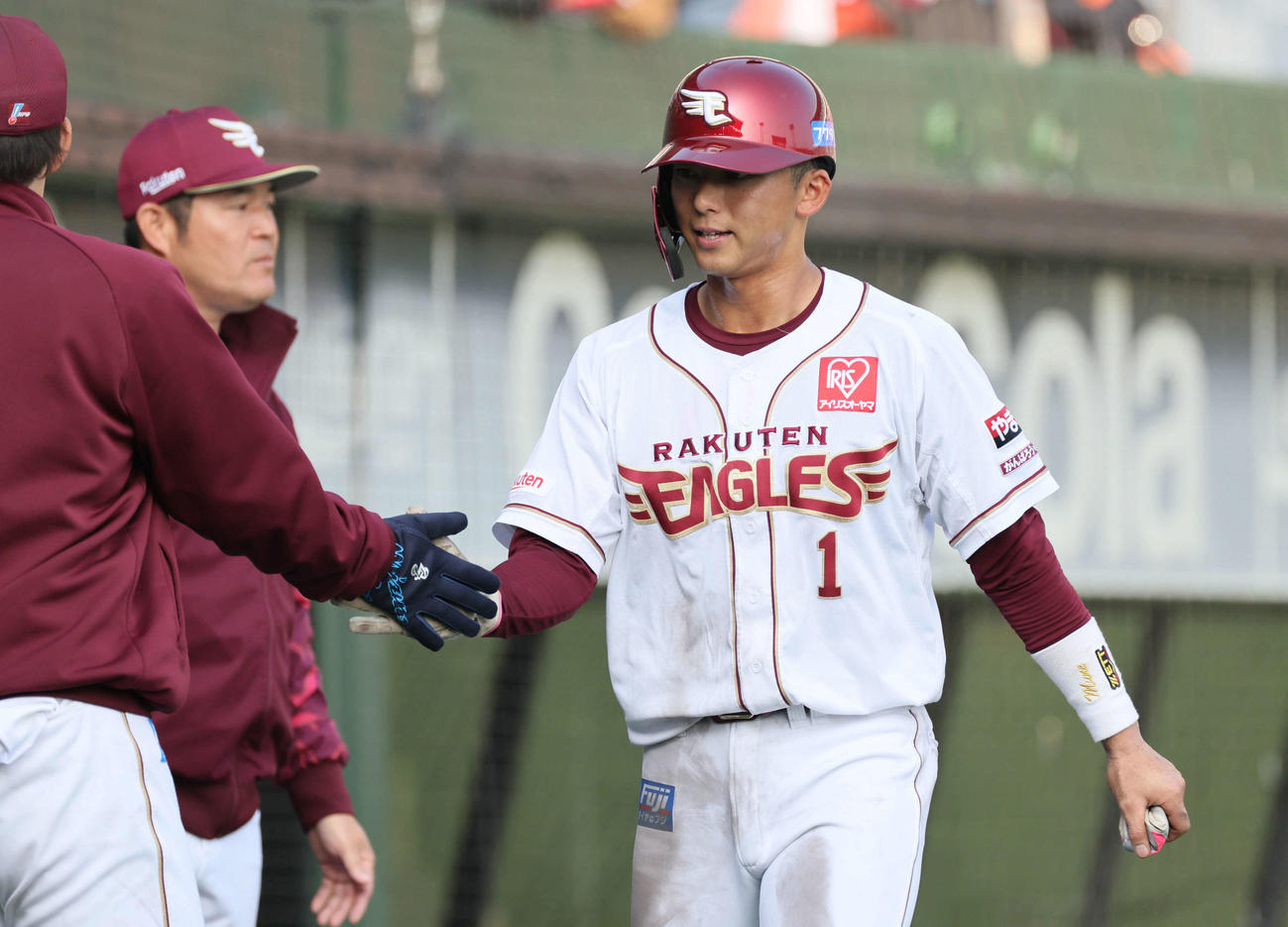 楽天対広島　8回裏に右前打を放った宗山（撮影・加藤孝規）