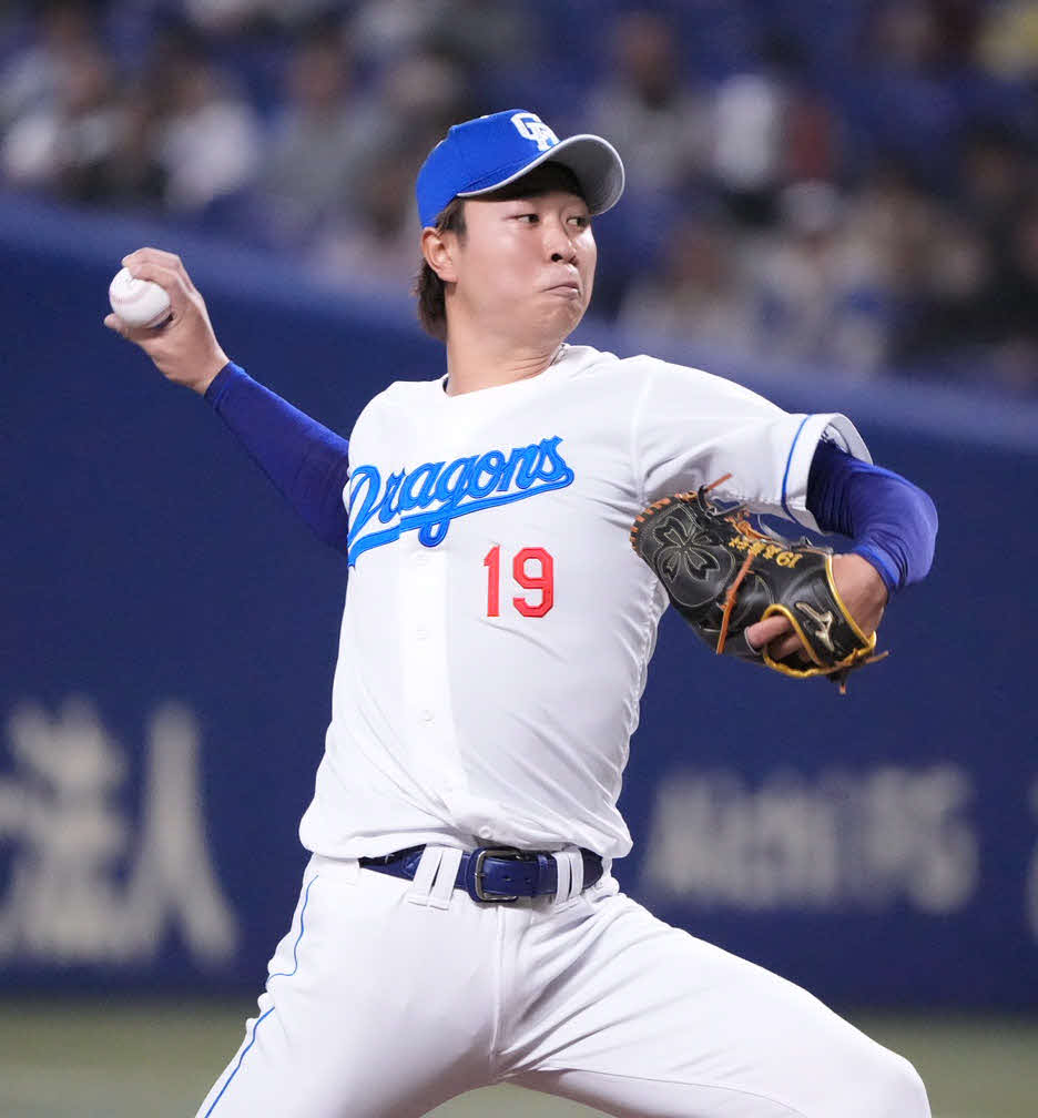 中日対DeNA　中日先発の高橋宏（撮影・森本幸一）
