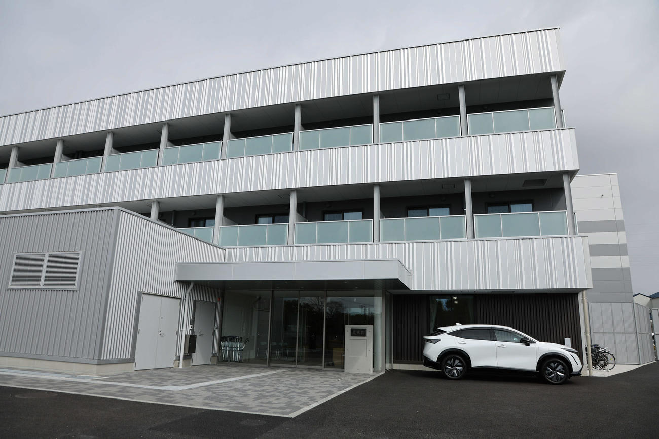 新しい選手寮・虎風荘（2025年2月撮影）