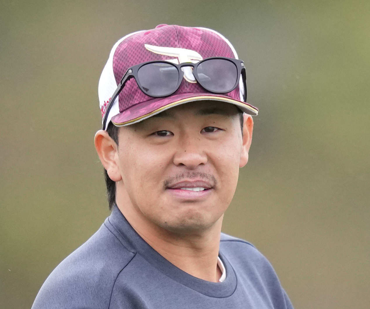 楽天浅村栄斗（2025年2月8日撮影）