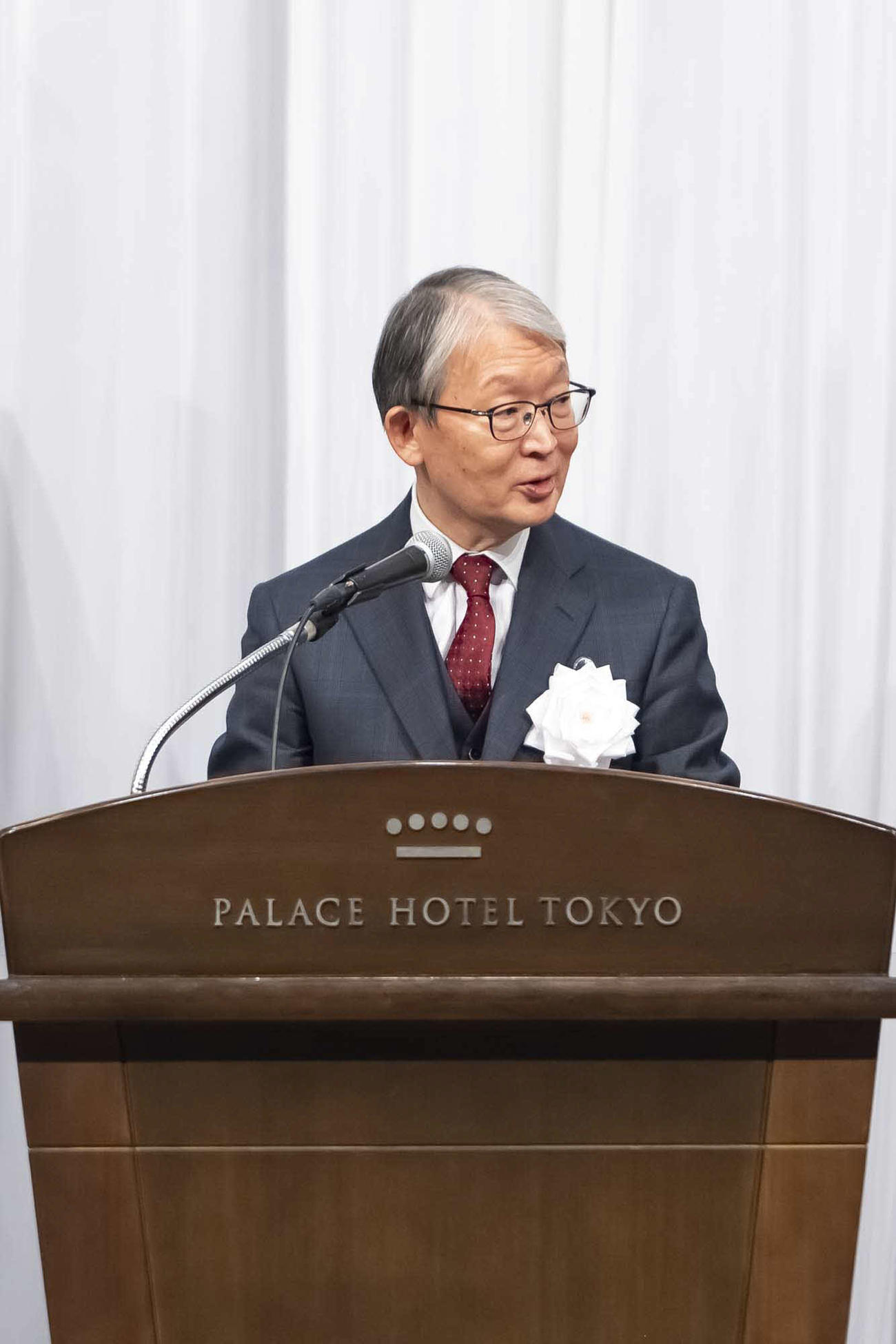 「第33回燦燦会総会」に出席した巨人山口オーナー（代表撮影）