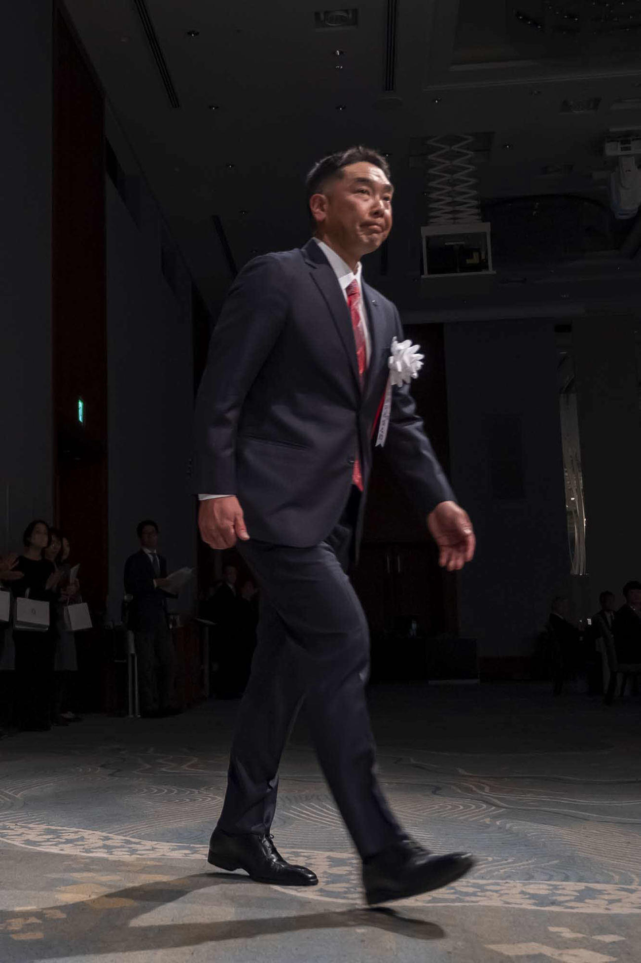 「第33回燦燦会総会」に出席した巨人阿部監督（代表撮影）