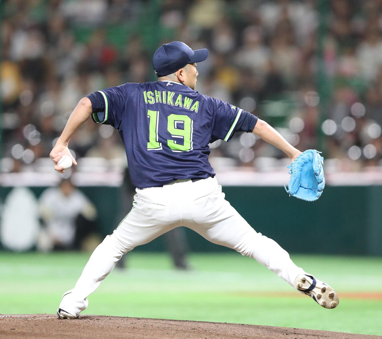 ソフトバンク対ヤクルト　先発・石川（撮影・梅根麻紀）