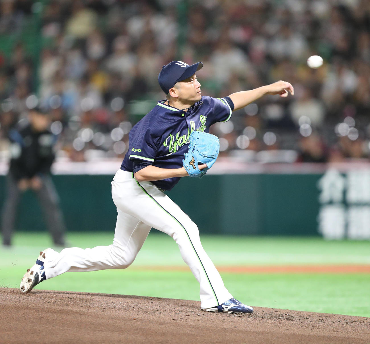 ソフトバンク対ヤクルト　先発・石川（撮影・梅根麻紀）