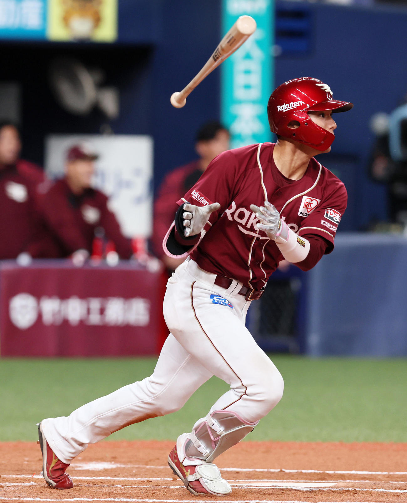 オリックス対楽天　6回表楽天1死一、二塁、宗山は右越え適時三塁打を放つ（撮影・加藤哉）