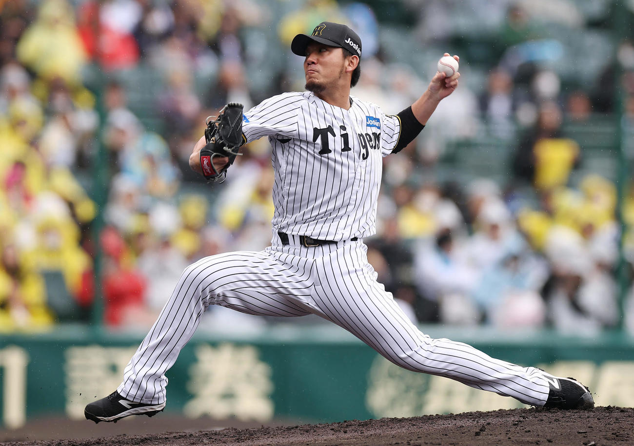 阪神対中日　阪神2番手の伊藤将（撮影・前田充）