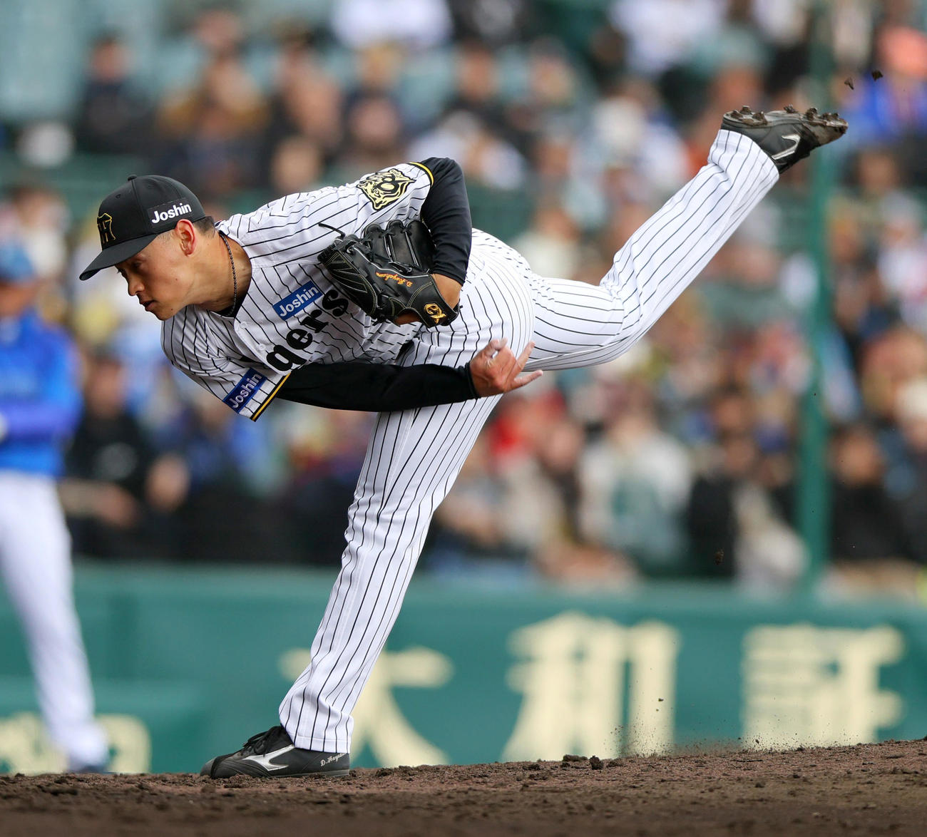 オープン戦・阪神対DeNA 7回表、阪神3番手で登板の早川（撮影・上山淳一）