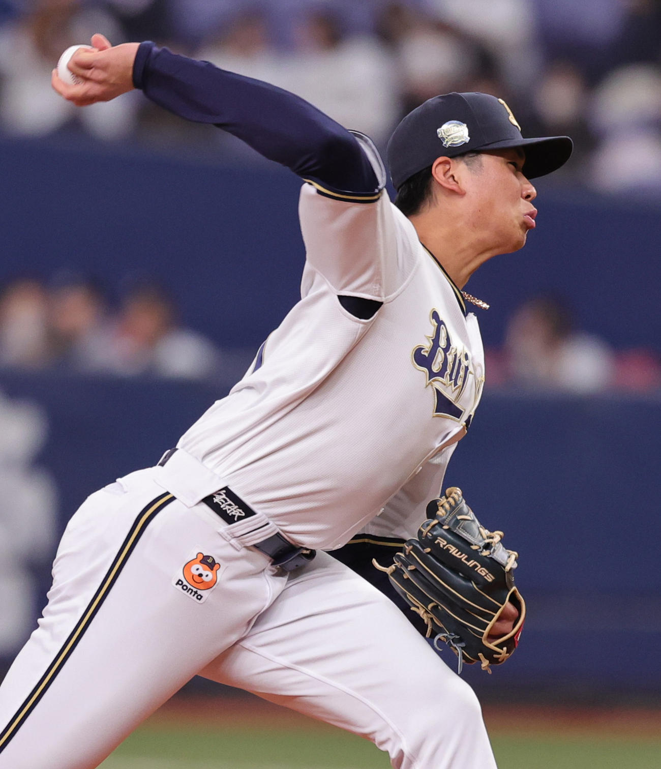 オリックス対巨人　オリックス先発の山下（撮影・野上伸悟）