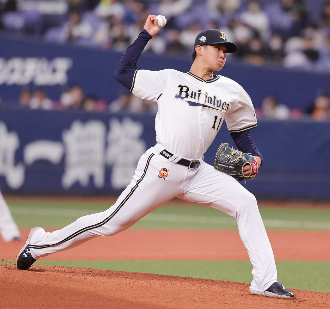 オリックス対巨人　オリックス先発の山下（撮影・野上伸悟）