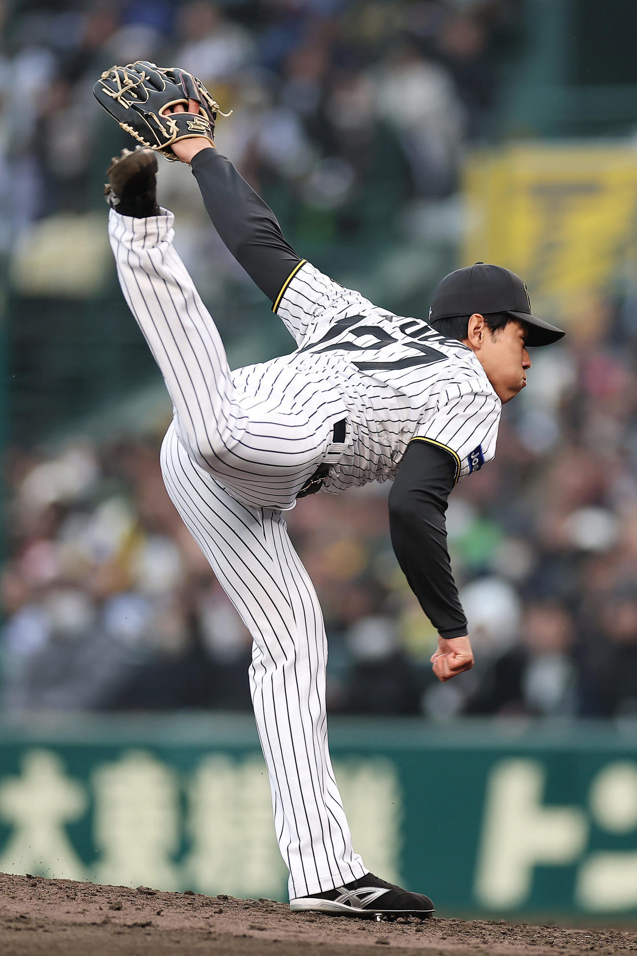 阪神対DeNA　力投する阪神6番手の工藤（撮影・前田充）
