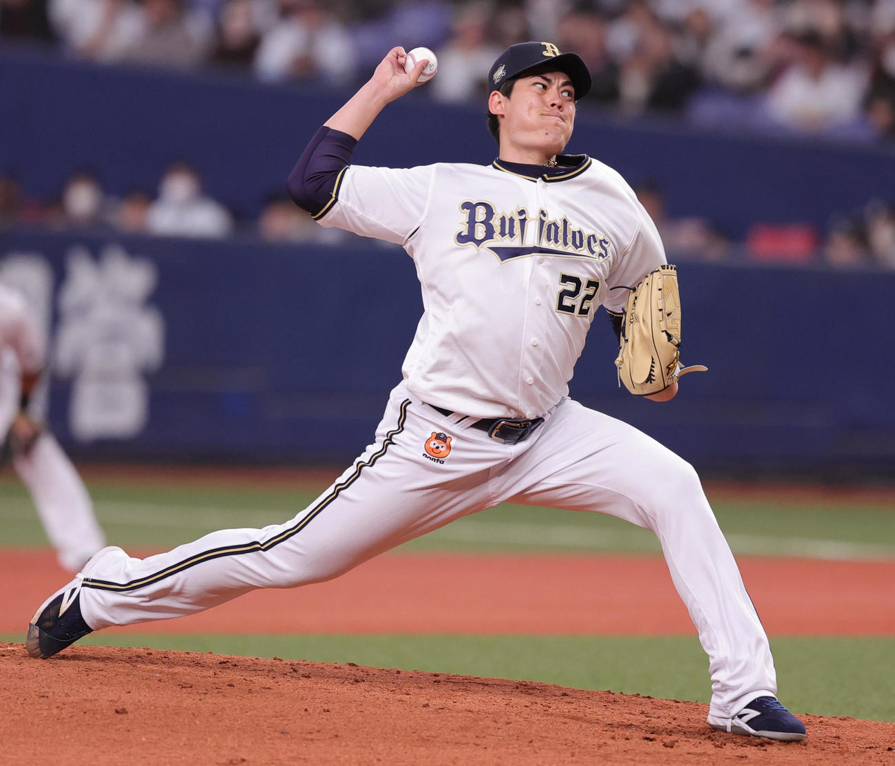 オリックス対DeNA　オリックス先発の九里（撮影・野上伸悟）