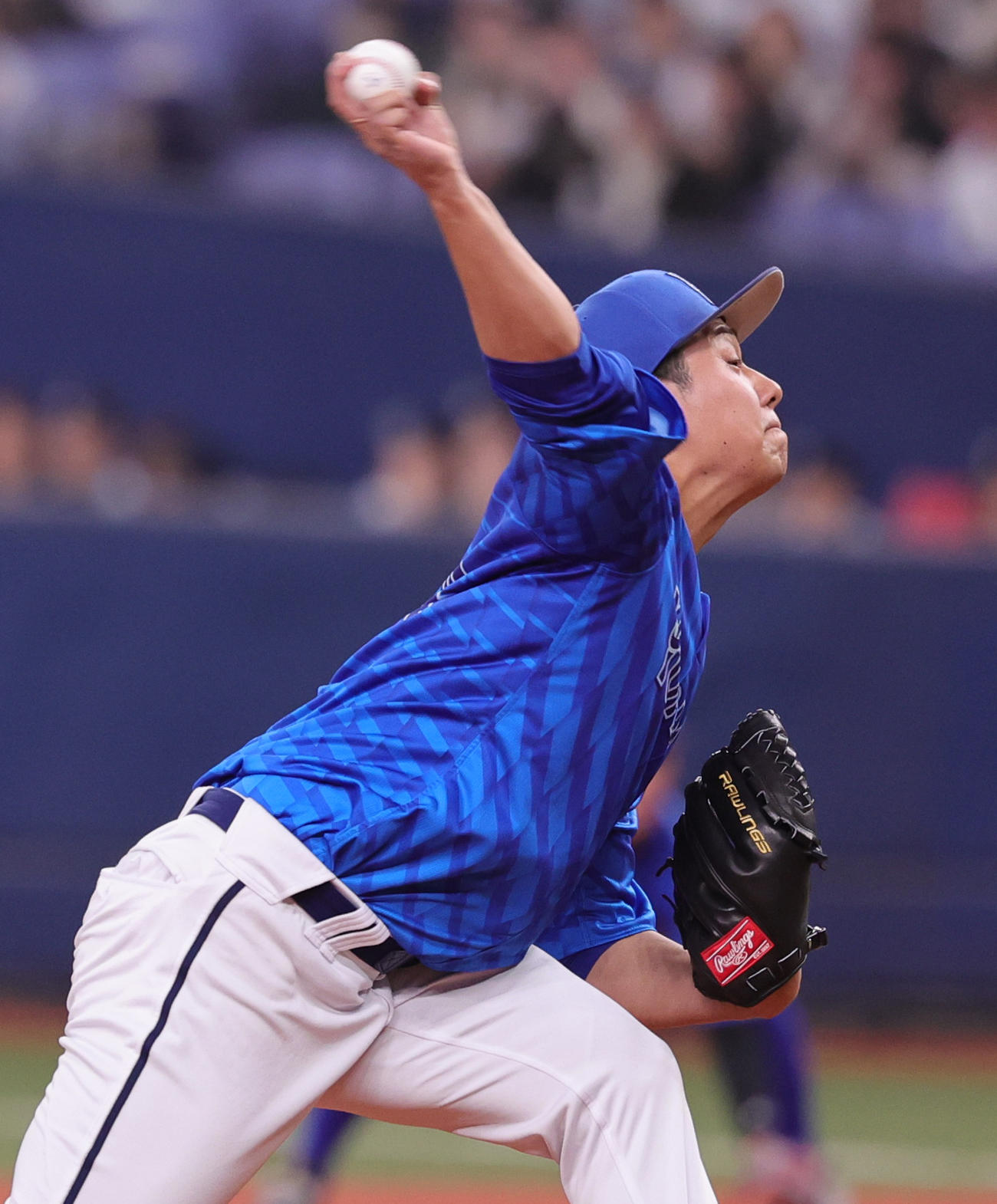 オリックス対DeNA　力投するDeNA吉野（撮影・野上伸悟）