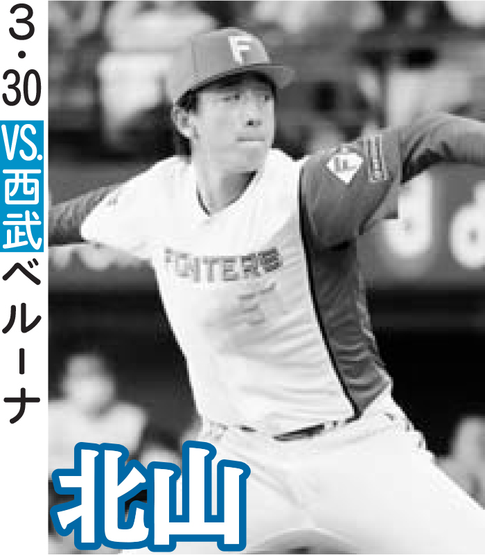 開幕ローテ予想：３・30