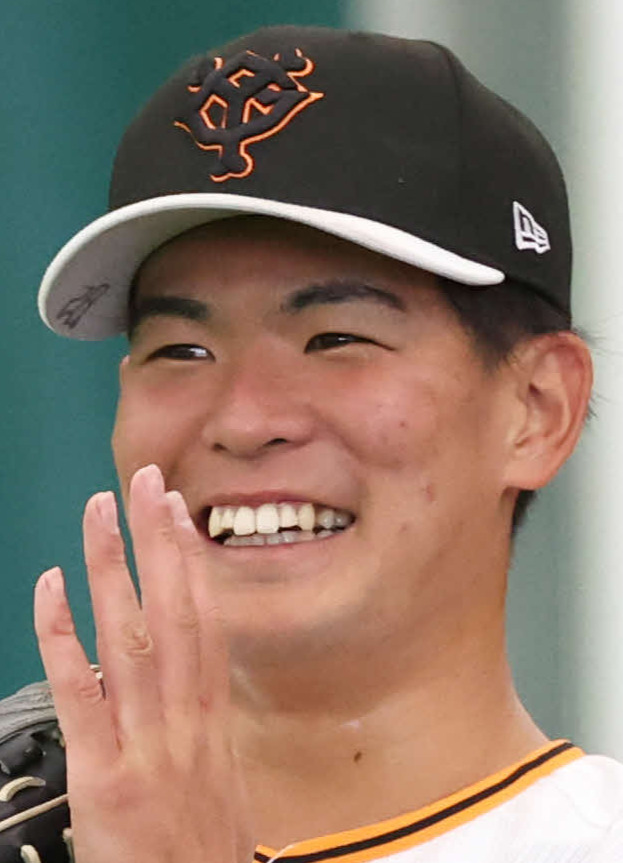 巨人山田龍聖（2023年3月撮影）