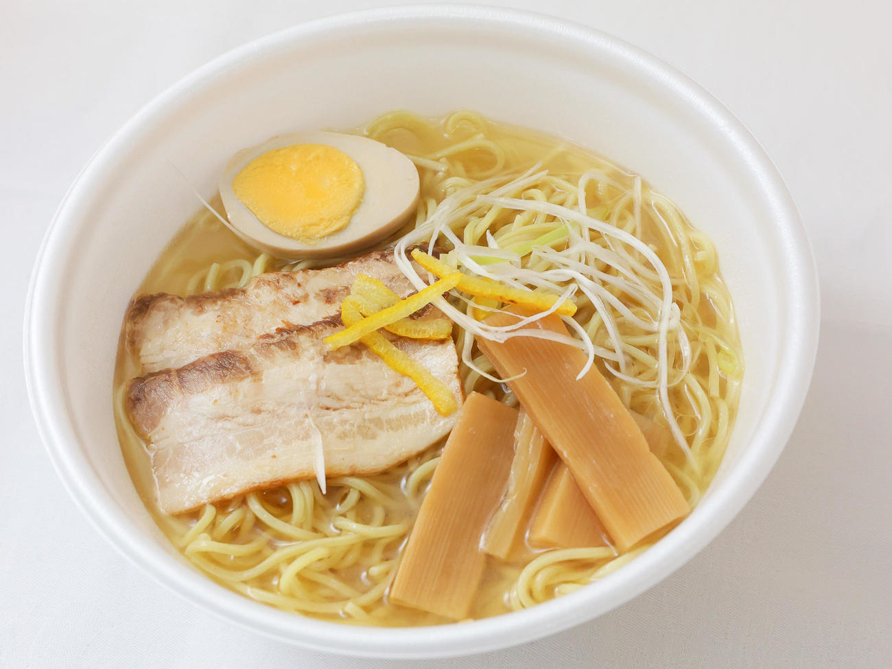 ラオタ村上のキレ味抜群！柚子香る冷製塩ラーメン（撮影・上山淳一）
