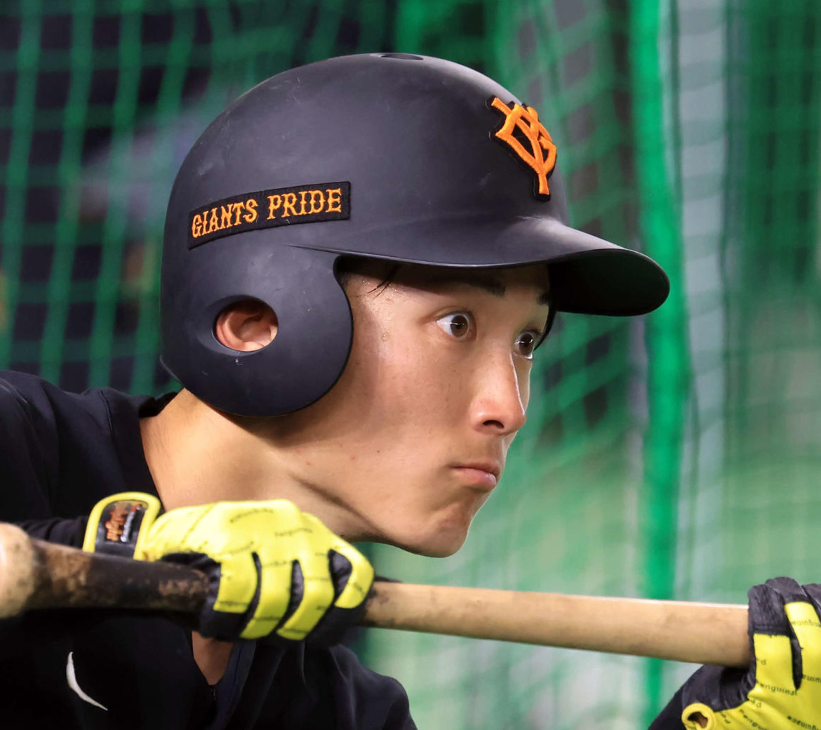 巨人浦田俊輔（2025年3月1日撮影）