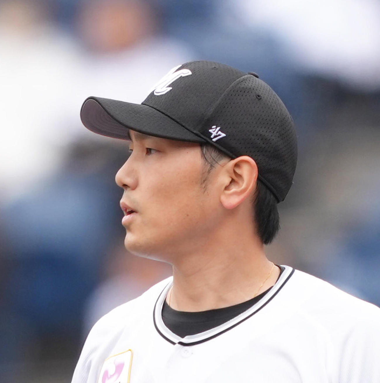 ロッテ石川柊太（2025年3月11日撮影）