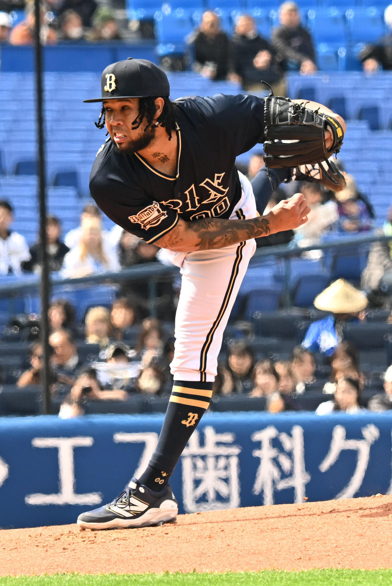 DeNA戦に先発したオリックス・エスピノーザ（撮影・千葉一成）