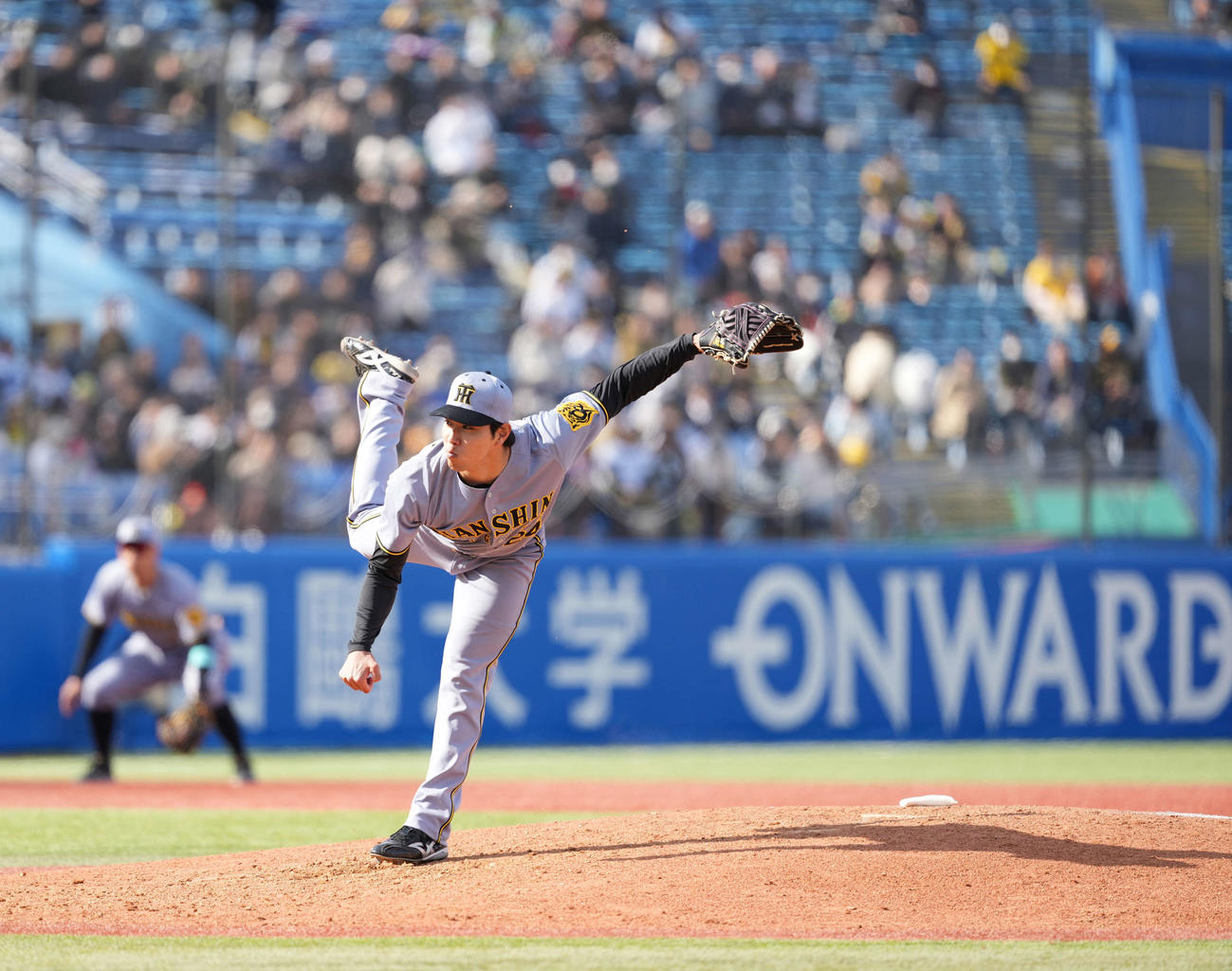 ヤクルト対阪神　力投する阪神の工藤（撮影・井上学）