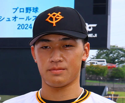 巨人中田歩夢（2024年7月撮影）