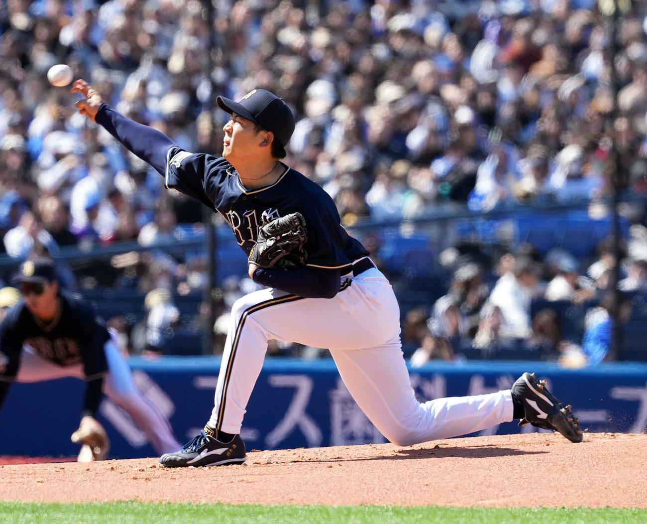 DeNA対オリックス　オリックスの先発椋木（撮影・たえ見朱実）