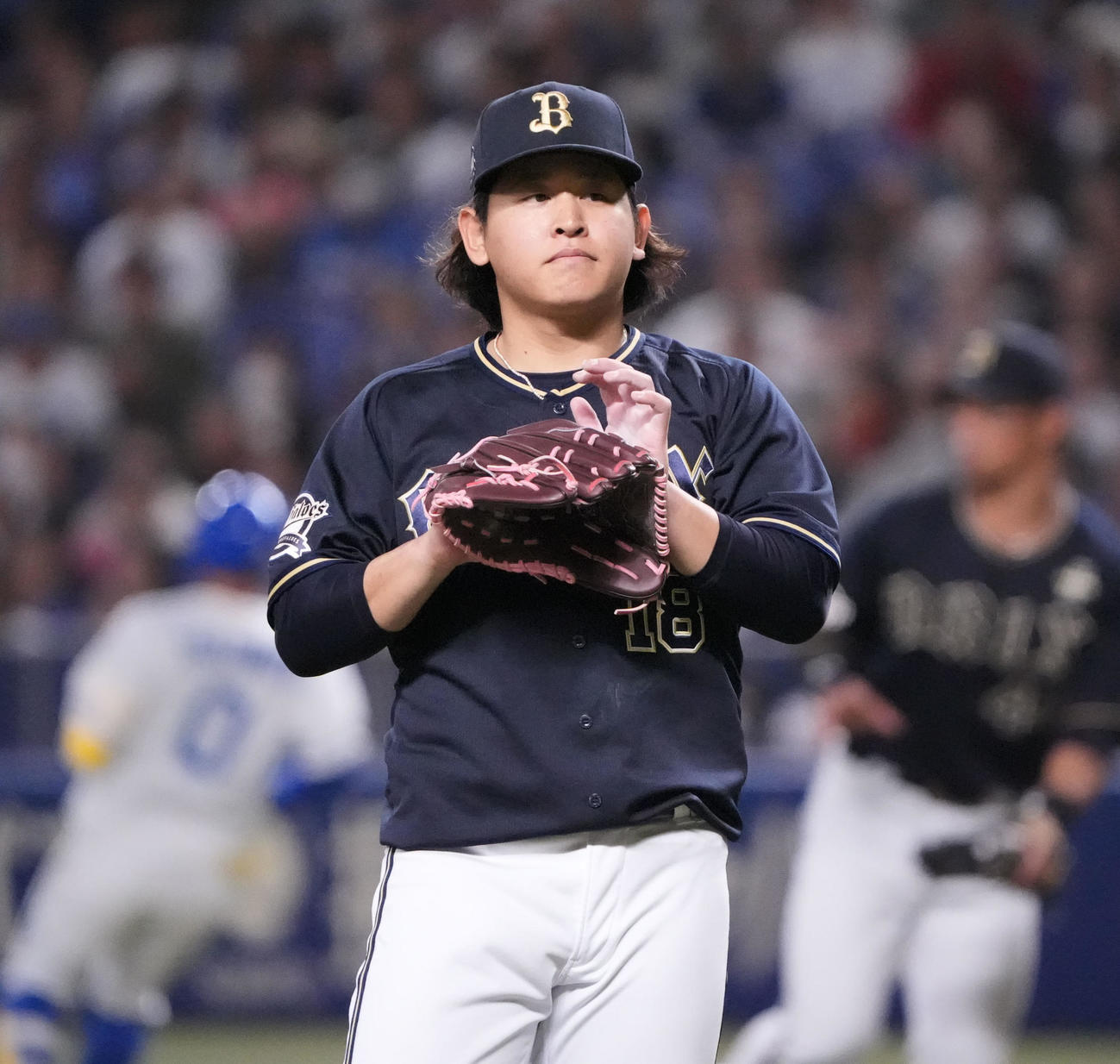 宮城大弥（2025年3月12日撮影）