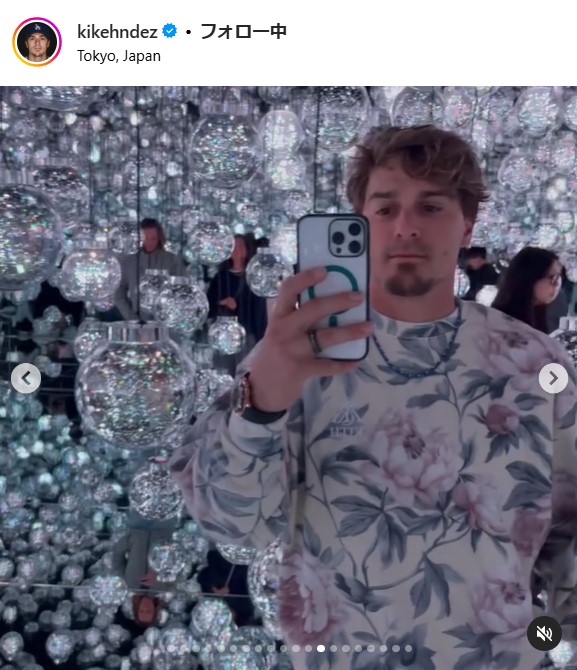 キケ・ヘルナンデスのインスタグラムから