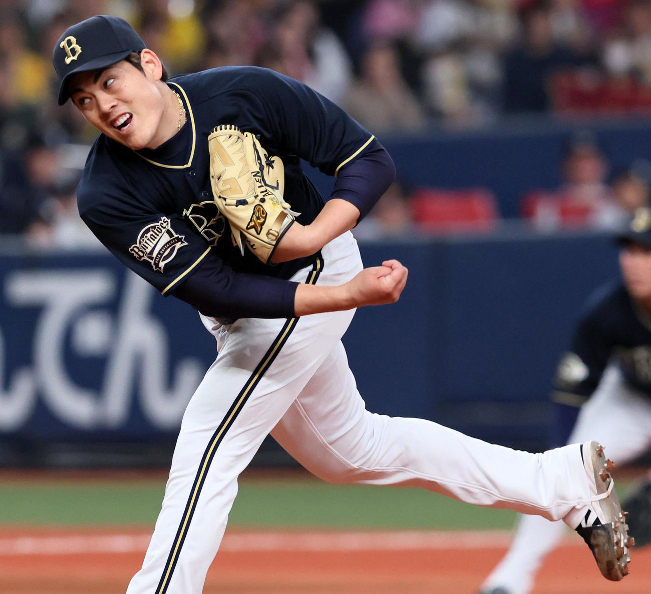 阪神対オリックス　阪神戦に先発する九里（撮影・加藤哉）