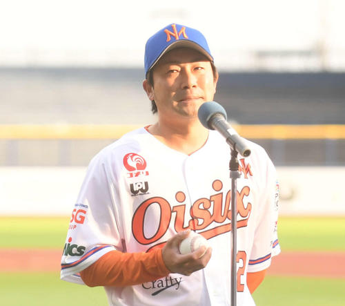 オイシックス】高山俊“盟友”日本ハム上原健太から勝ち越し打 本拠地
