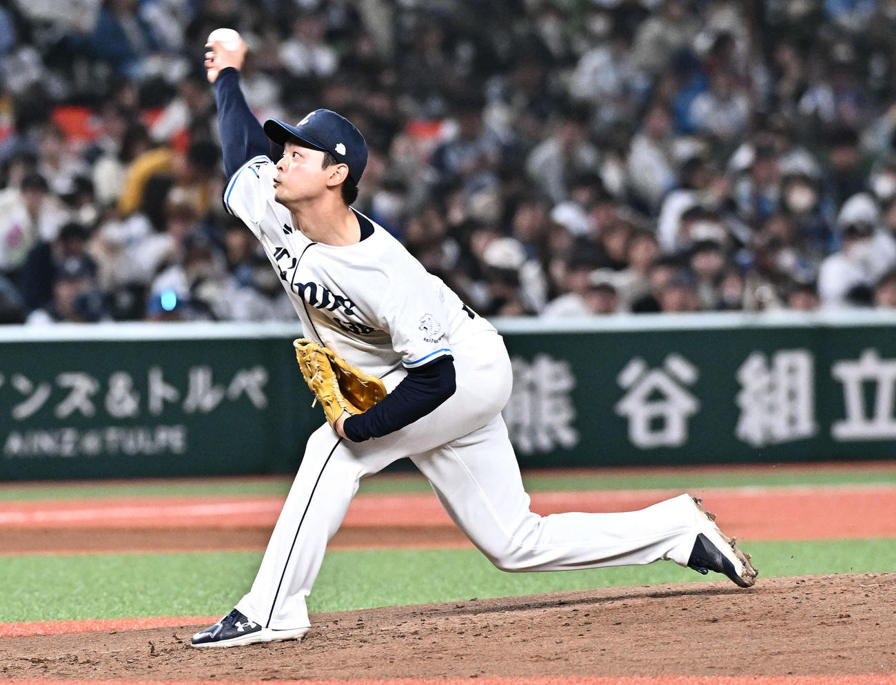 西武対DeNA　西武2番手の黒木（撮影・滝沢徹郎）