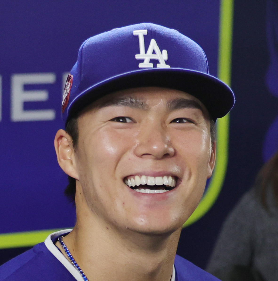 ドジャース山本由伸（2025年3月16日撮影）