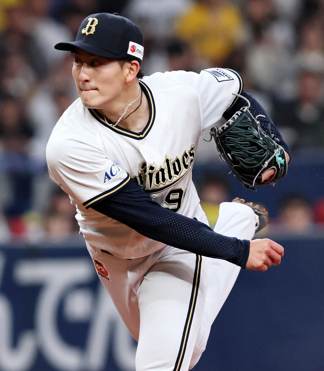 オリックス対阪神　阪神戦に先発する高島（撮影・加藤哉）