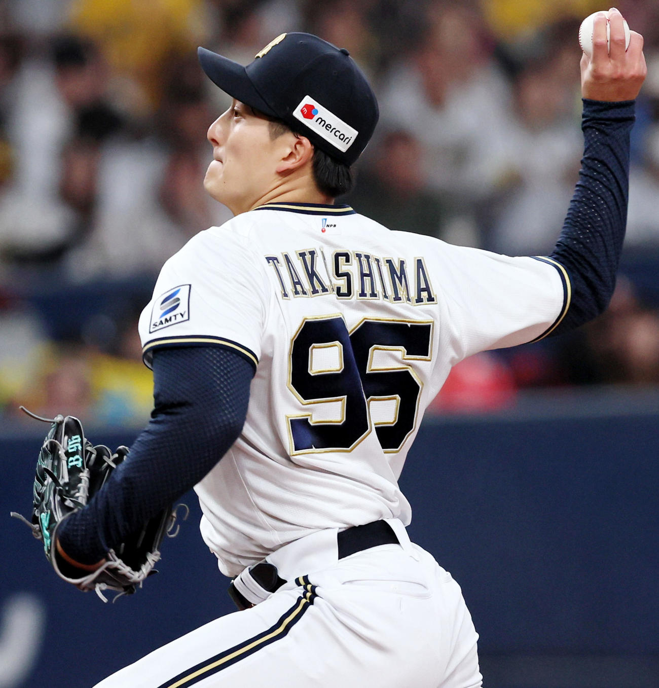 オリックス対阪神　阪神戦に先発する高島（撮影・加藤哉）