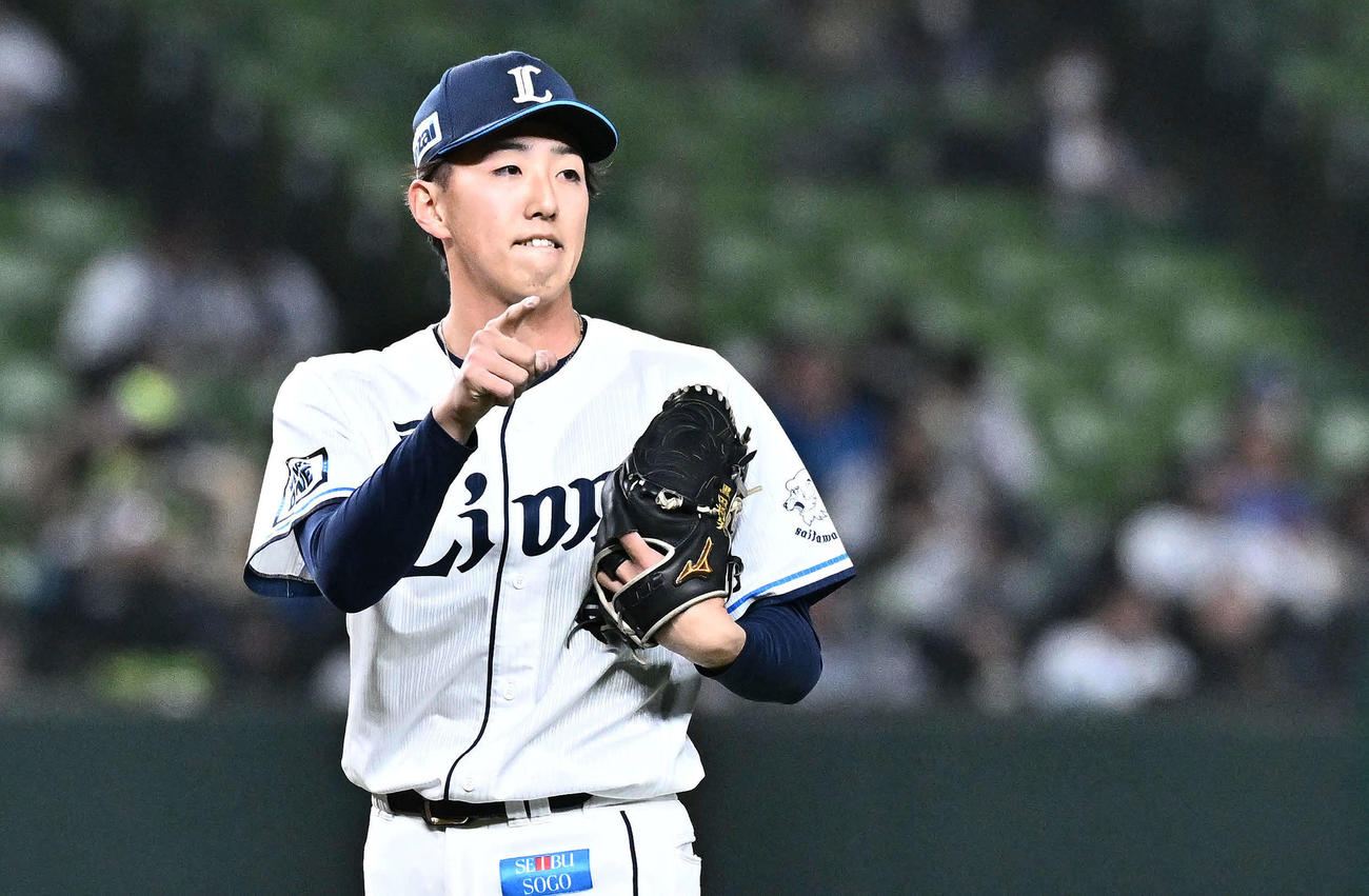 西武黒田将矢（2025年3月22日撮影）