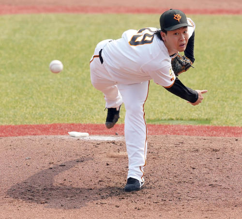 読売ジャイアンツ　山崎伊織　プロデュース　ニューエラ　巨人　newera 巨人】山崎伊織が開幕ローテ入り、2軍戦4回1失点「球自体は今日が一