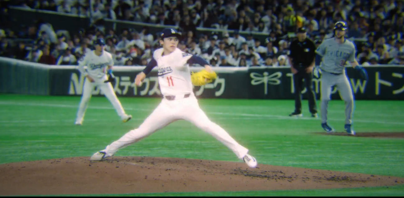 ドジャースのXから