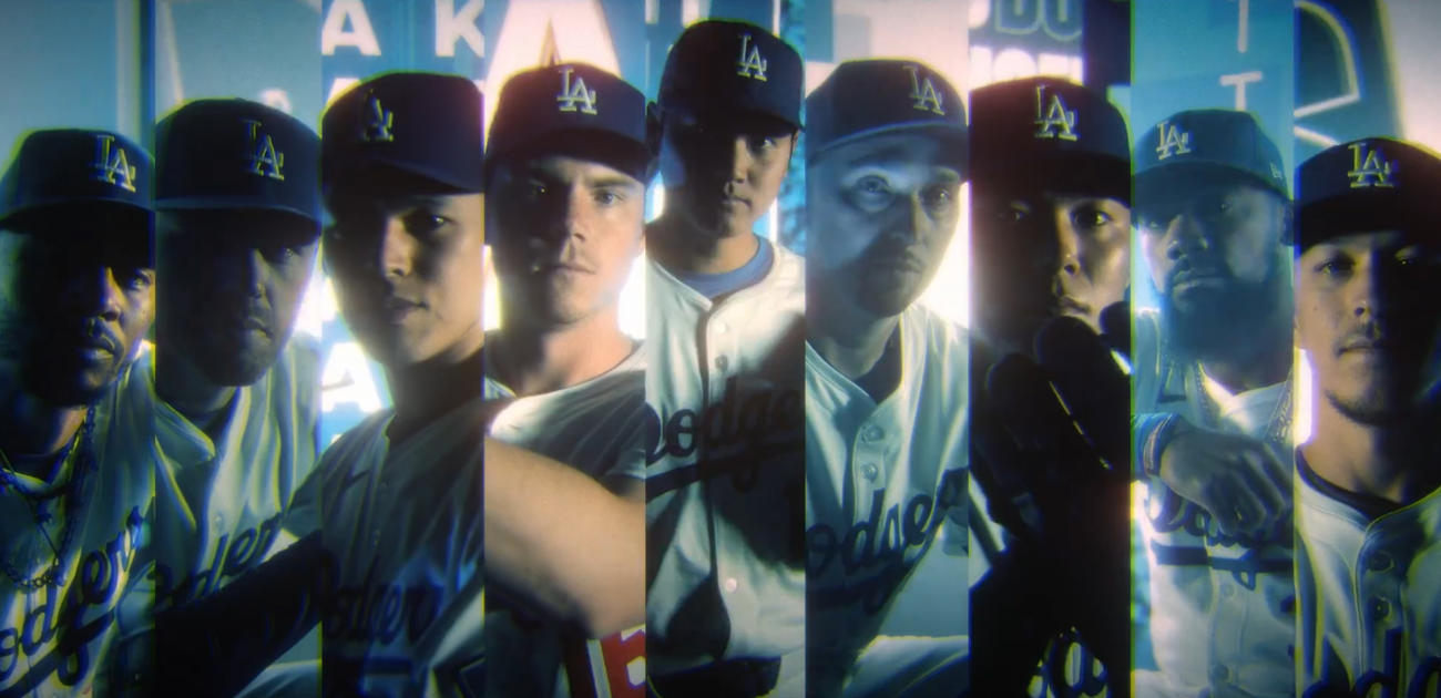 ドジャースのXから