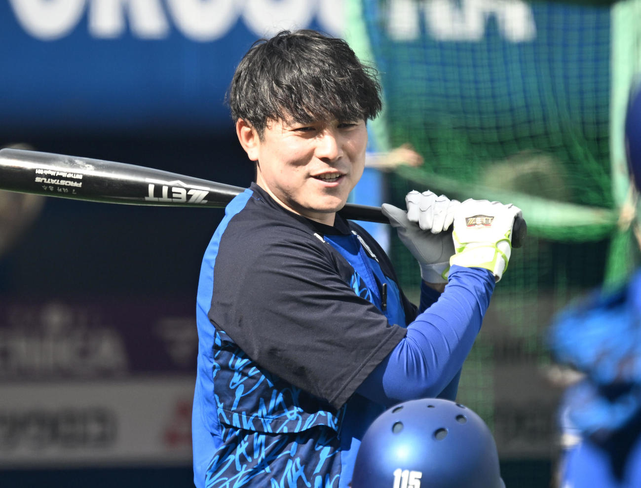 DeNA佐野恵太（2025年3月18日撮影）