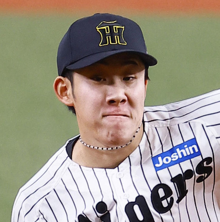 阪神富田蓮（2025年3月22日撮影）