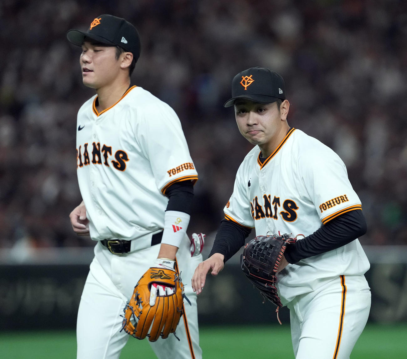 巨人対ヤクルト　1回を無失点に抑えた巨人石川（撮影・たえ見朱実）