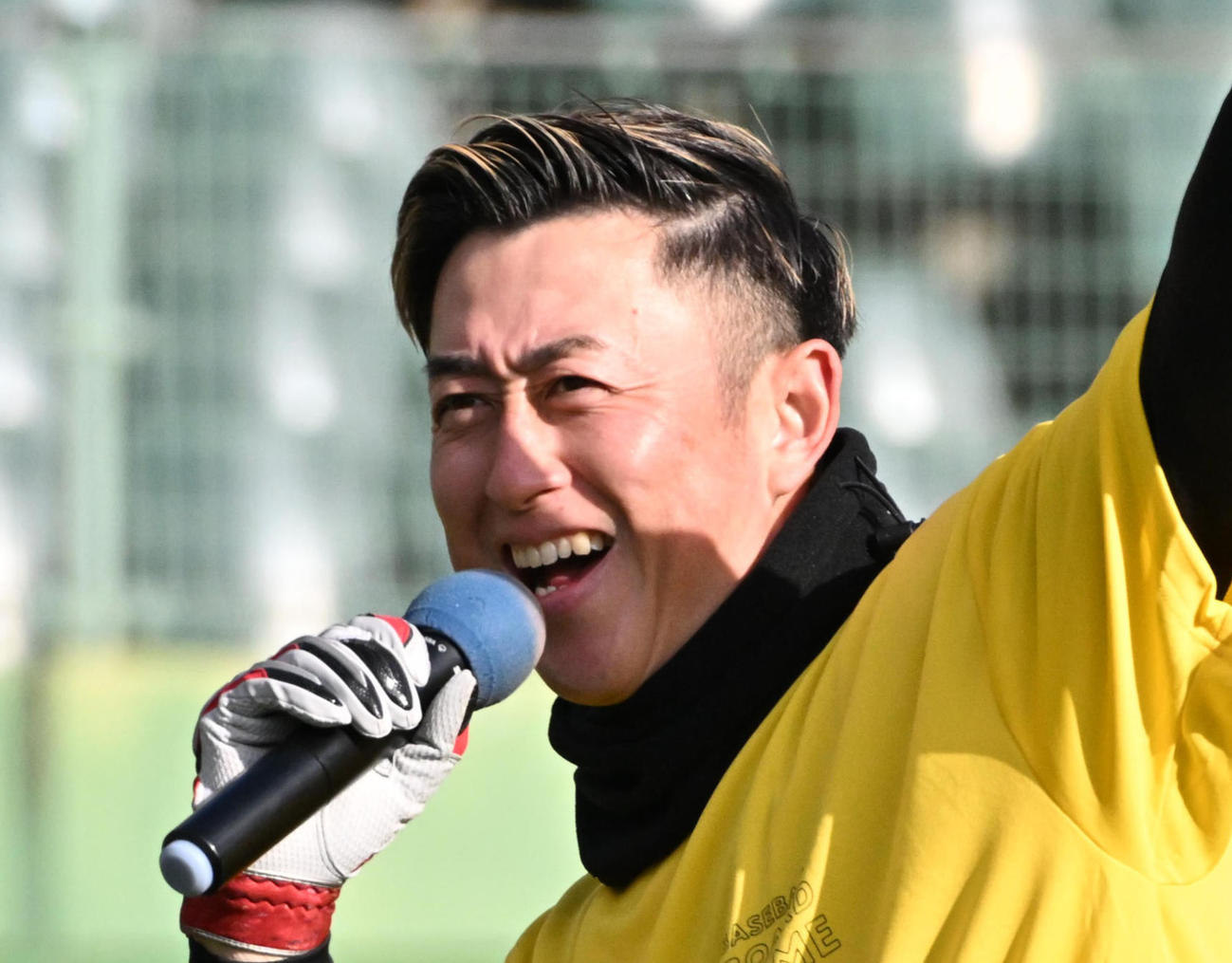 阪神OBの今成亮太氏（2024年12月14日撮影）
