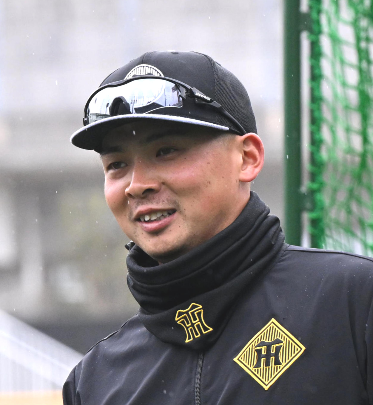 阪神井上広大（2025年2月28日撮影）