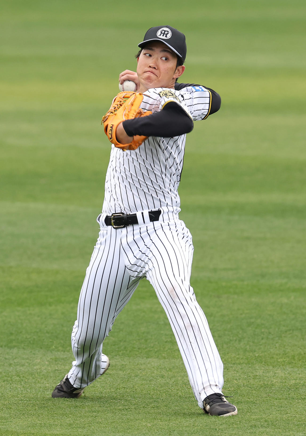 阪神中川勇斗（2025年2月20日撮影）