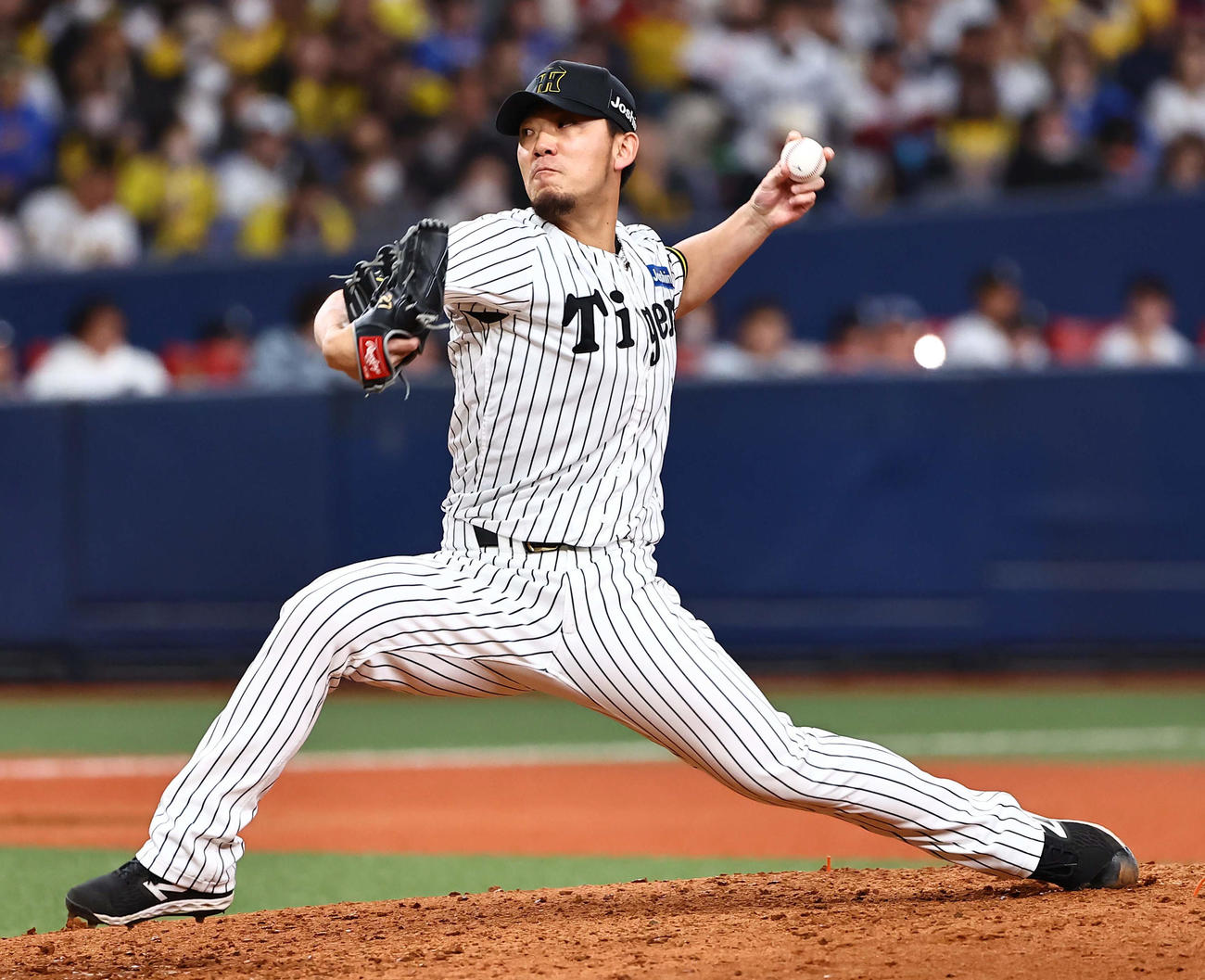 阪神対DeNA　阪神5番手の伊藤将（撮影・上田博志）