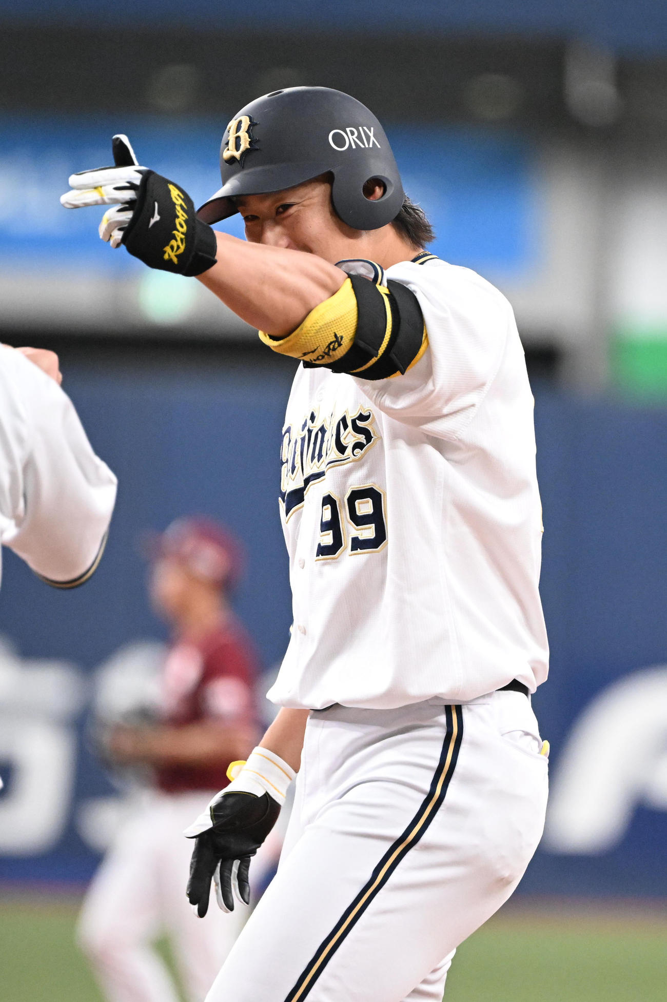 オリックス杉本裕太郎（2025年3月28日撮影）